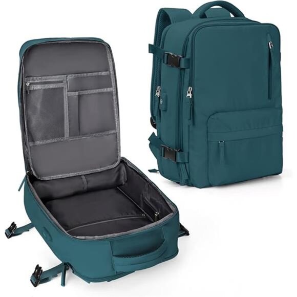 Large Travel Backpack Carry on Flight Approved Laptop Work Business Backpack - Picture 7 of 7